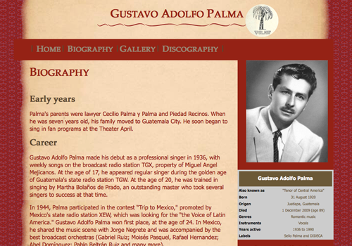 Gustavo Palma Site